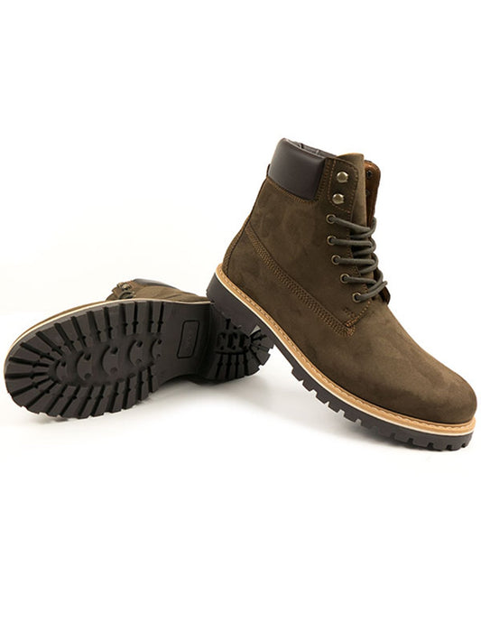 Dock Boots in Tan Vegan Suede