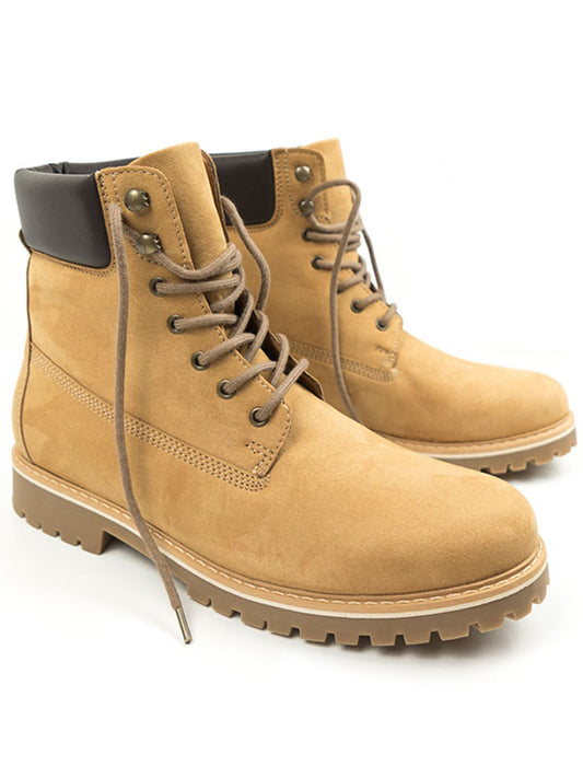 Dock Boots in Tan Vegan Suede