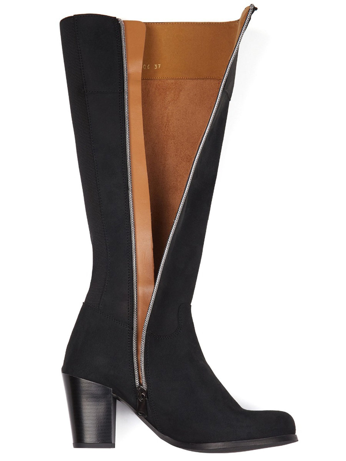 Heeled Knee High Boots, top-down view