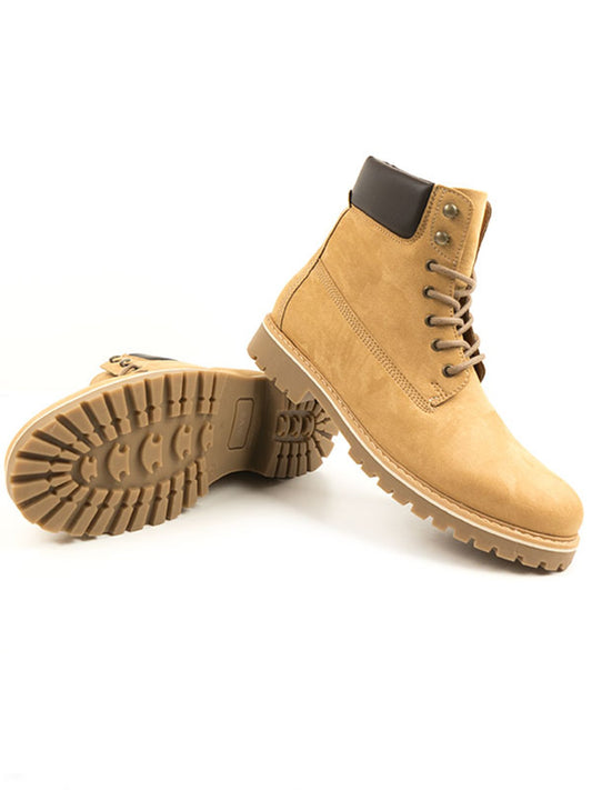 Dock Boots in Tan Vegan Suede