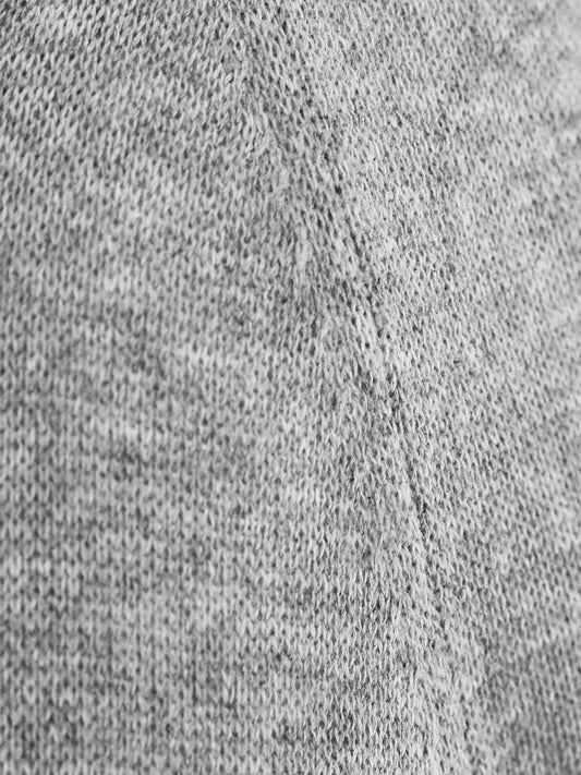 Recycled Knit Hoodie in Grey Knit