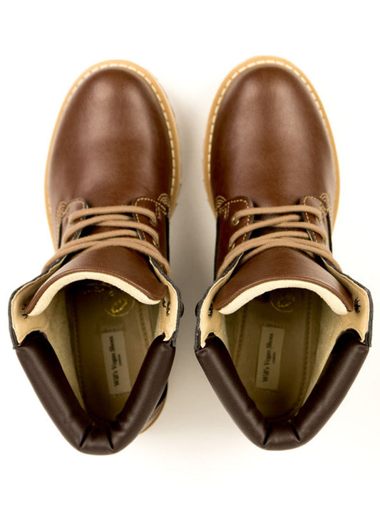 Dock Boots in Tan Vegan Suede