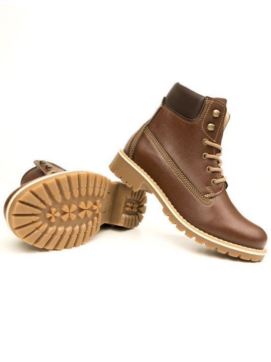 Dock Boots in Tan Vegan Suede