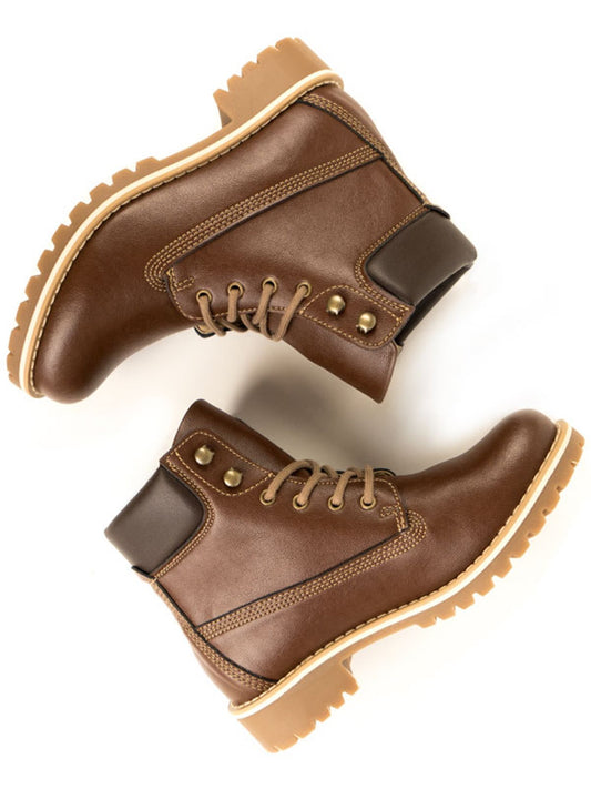 Dock Boots in Tan Vegan Suede
