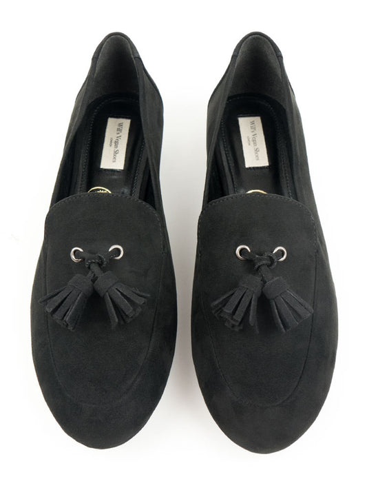 Tassle Loafers in Silver