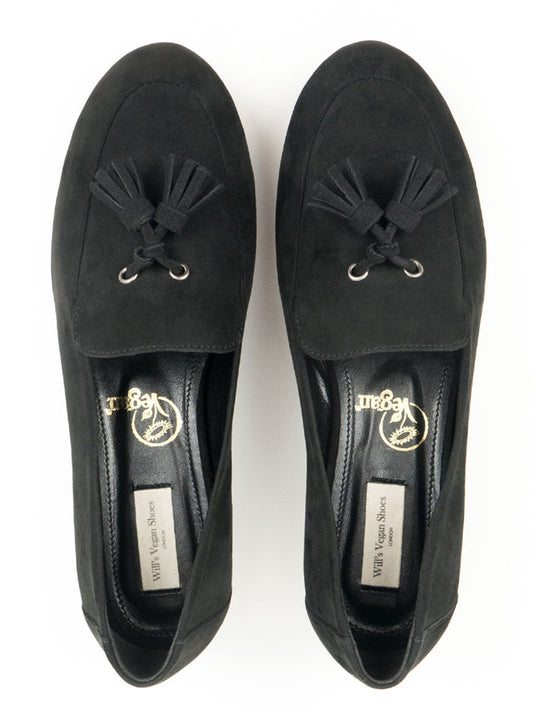 Tassle Loafers in Silver