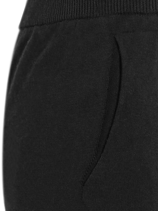 Recycled Knit Tracksuit Bottoms in Grey Knit
