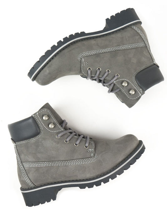 Dock Boots in Tan Vegan Suede