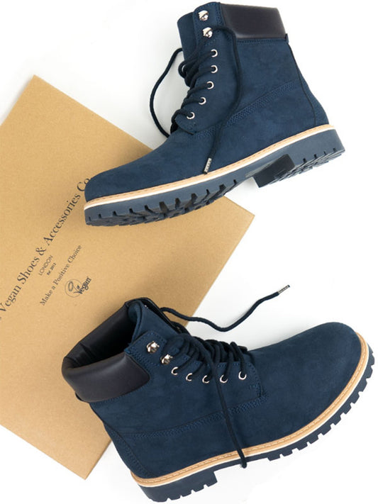 Dock Boots in Tan Vegan Suede