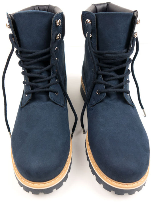 Dock Boots in Tan Vegan Suede