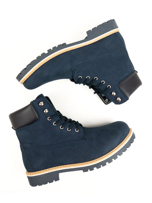 Dock Boots in Tan Vegan Suede