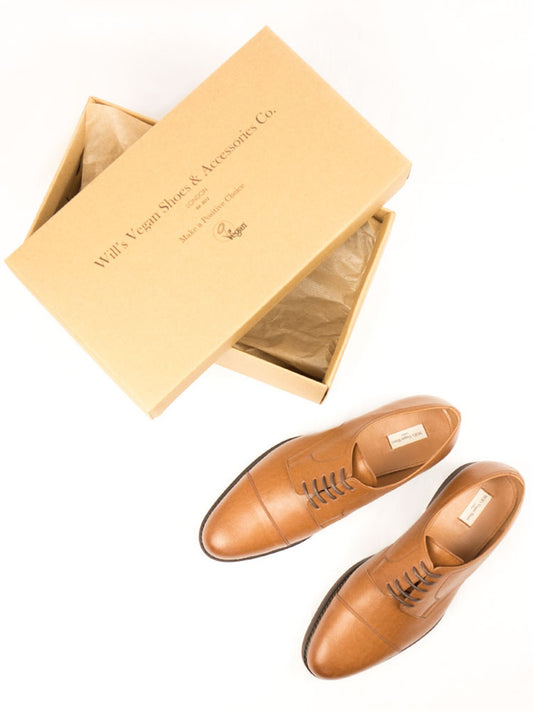 Goodyear Welt Derbys in Tan