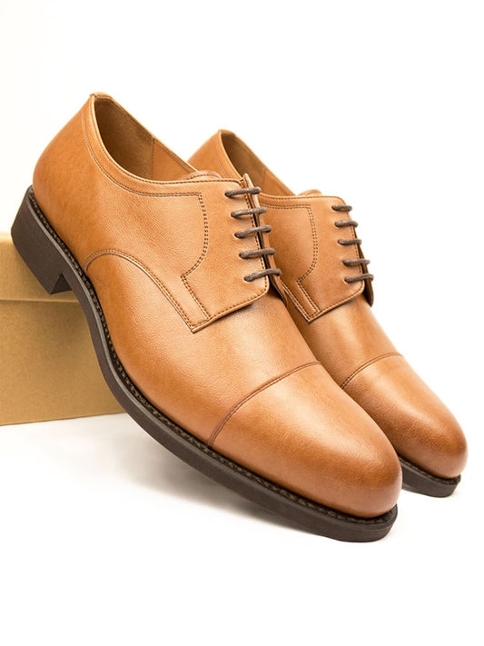 Goodyear Welt Derbys in Tan