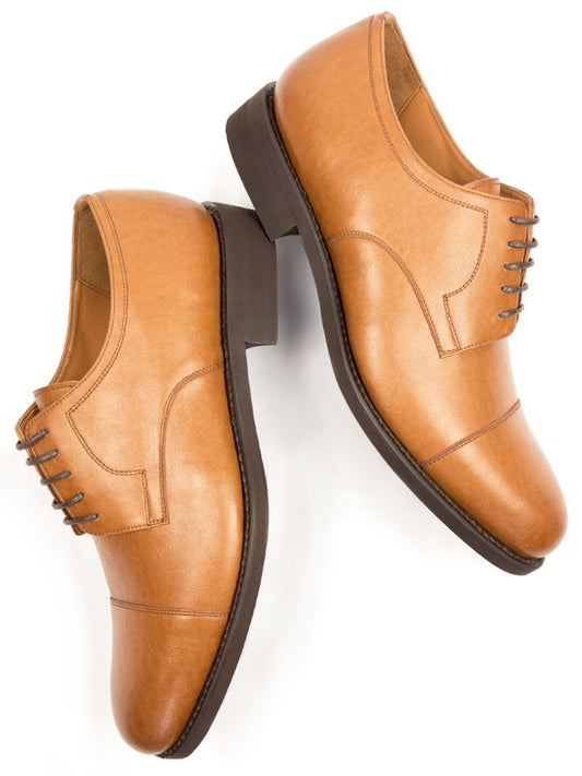 Goodyear Welt Derbys in Tan