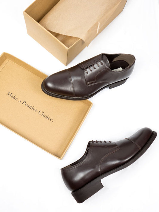 Goodyear Welt Derbys in Tan
