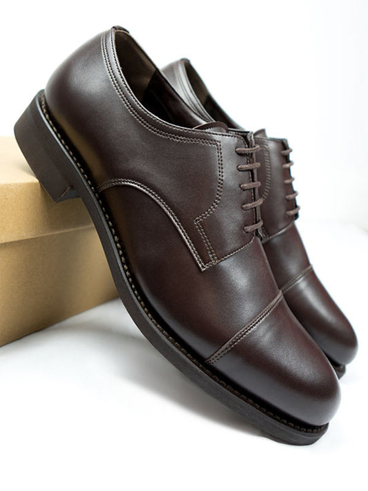 Goodyear Welt Derbys in Tan