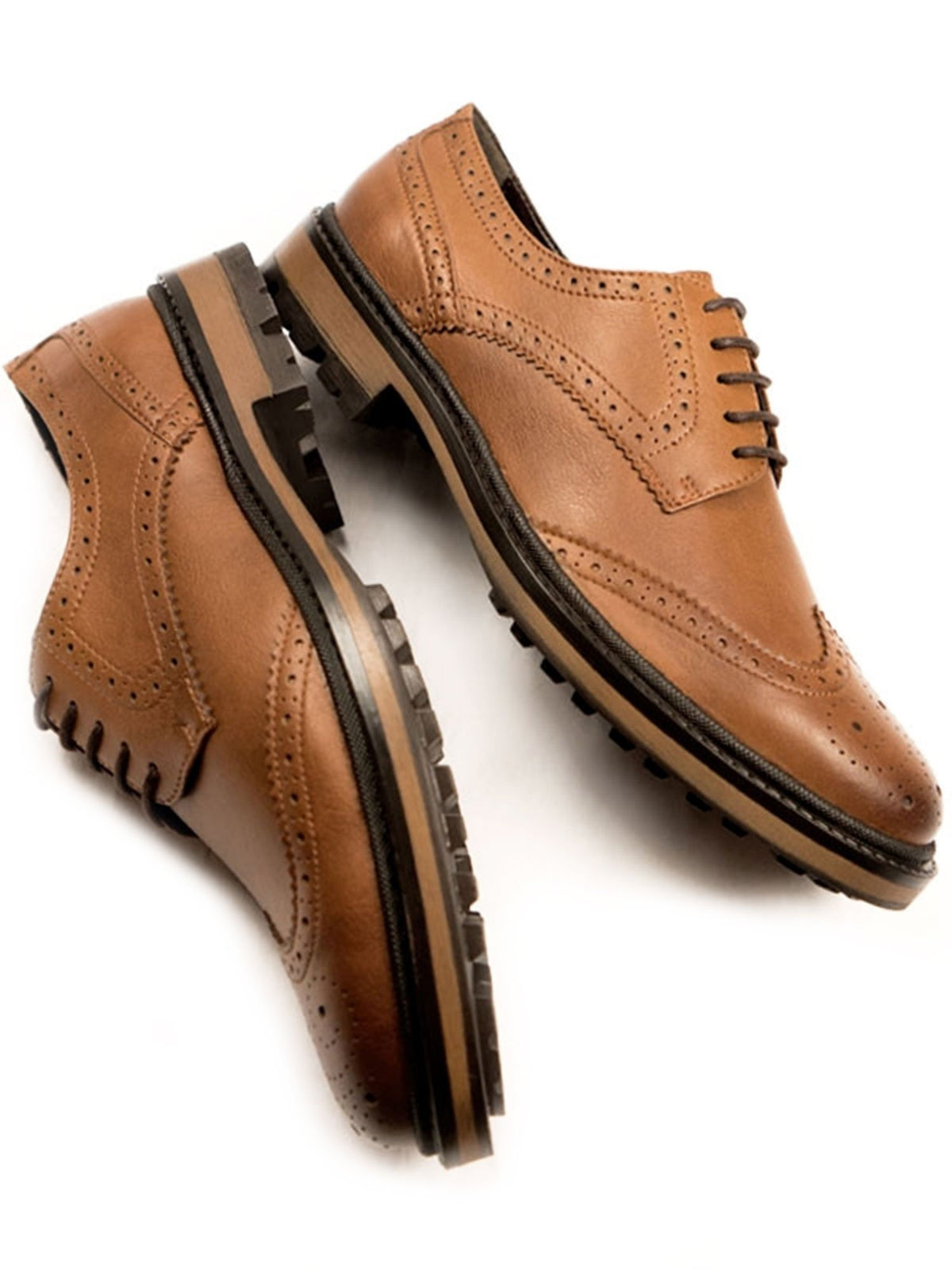 Continental Brogues in Tan