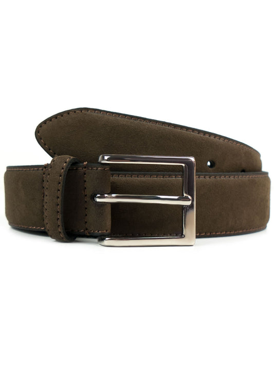 Continental 3.5cm Belt in Dark Blue Vegan Suede
