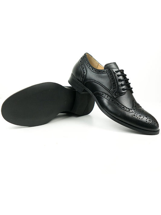 City Wingtip Brogue Oxfords in Tan