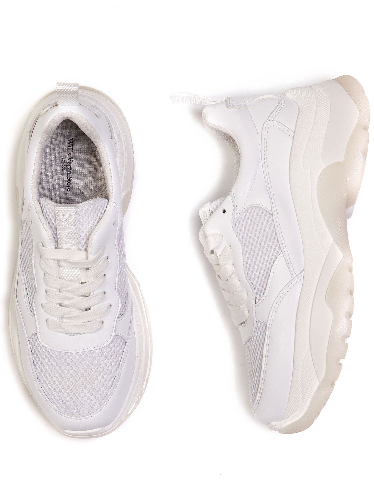 Rio Trainers in White & Cream