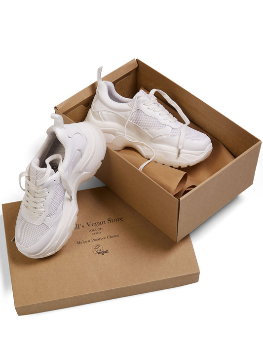 Rio Trainers in White & Pink
