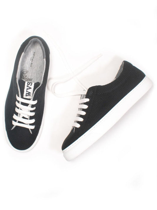 LDN Biodegradable Sneakers in White Knit