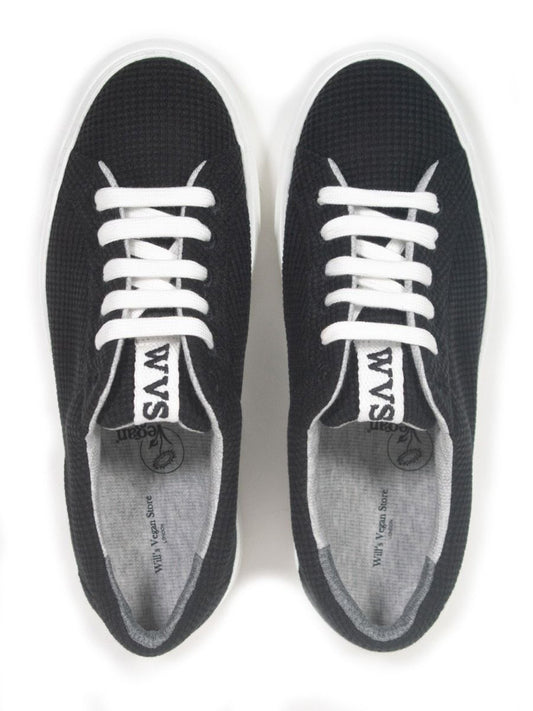 LDN Biodegradable Sneakers in White Knit