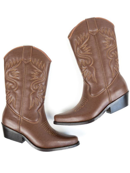 Western Boots in Chestnut