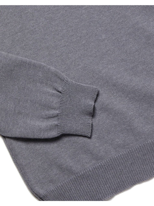Recycled Knit Sweater in Grey Knit