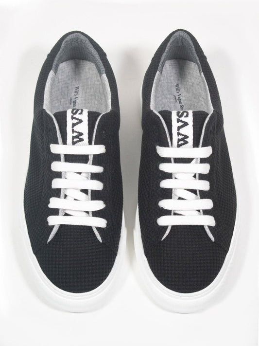 LDN Biodegradable Sneakers in White Knit