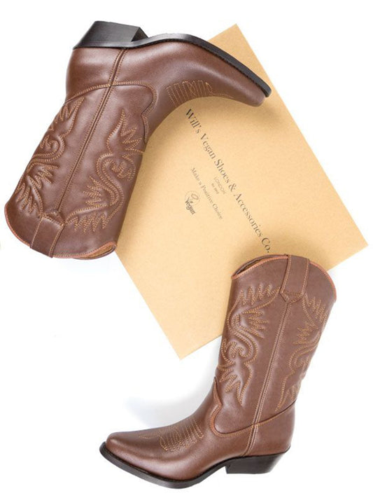 Western Boots in Chestnut