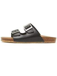Two Strap Footbed Sandals, toe detail