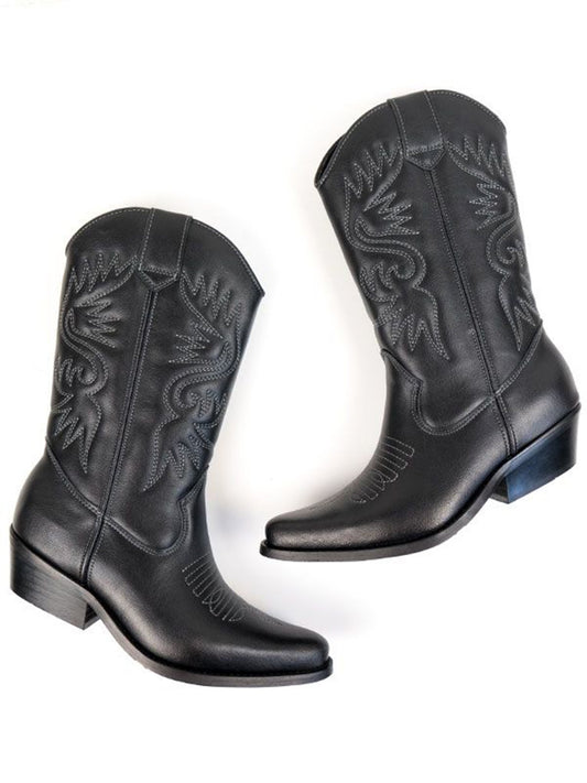 Western Boots in Chestnut