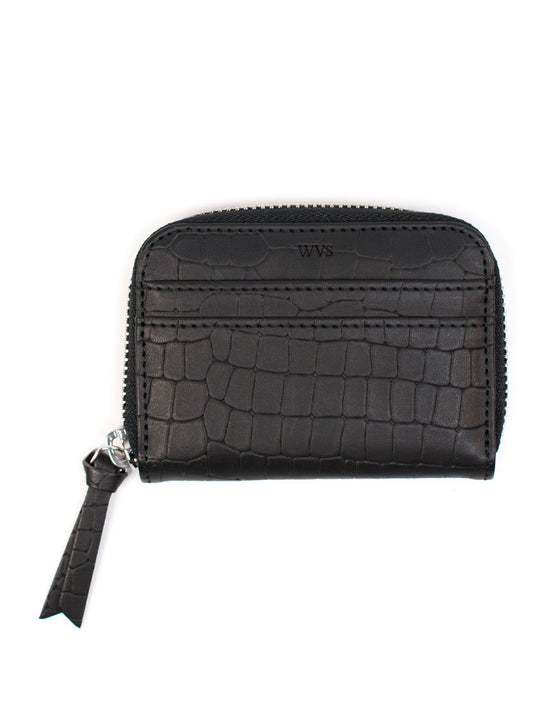 Coin Purse in Analine Mock Croc