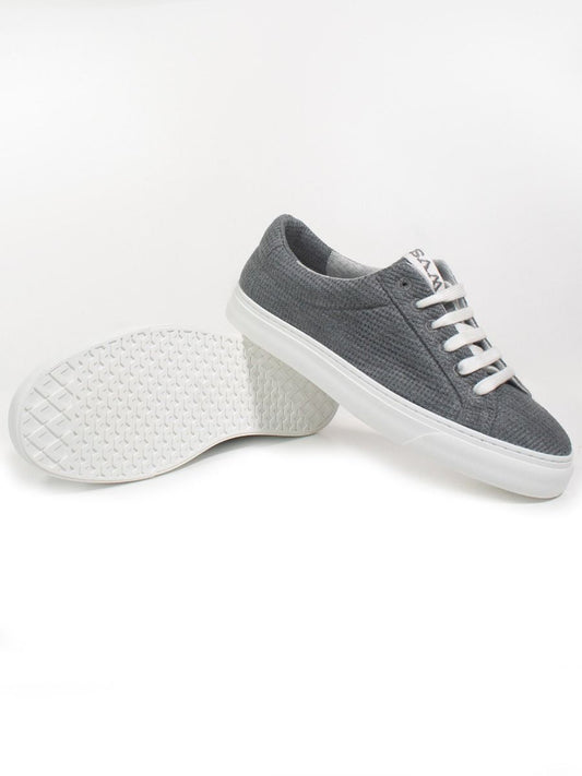LDN Biodegradable Sneakers in White Knit