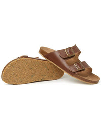 Two Strap Footbed Sandals, toe detail