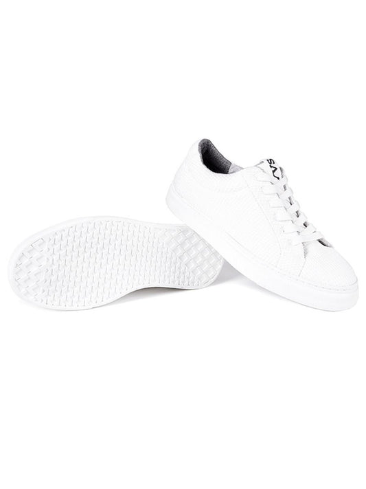 LDN Biodegradable Sneakers in White Knit