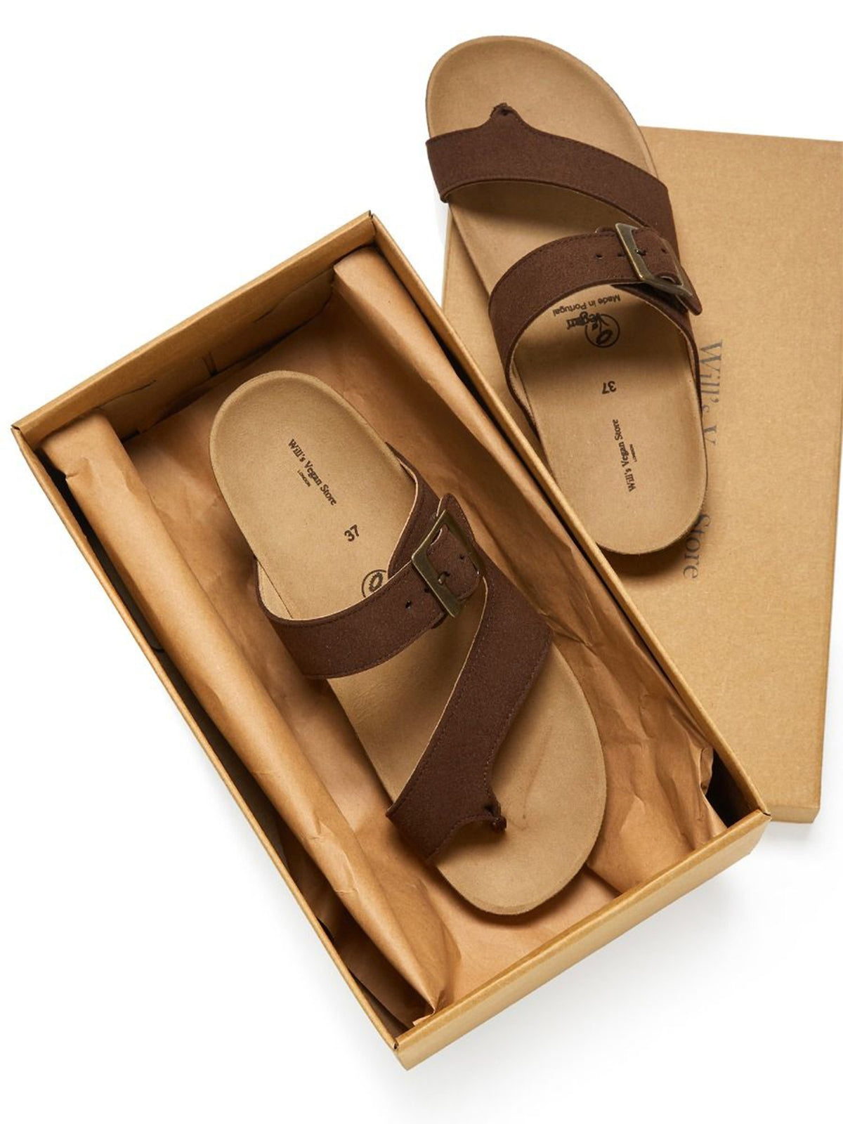 Two Strap Toe Peg Sandals, toe detail