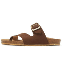 Two Strap Toe Peg Sandals, toe detail