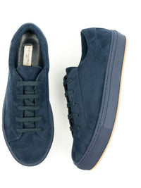 Vegan Suede Sneakers in Dark Blue Vegan Suede
