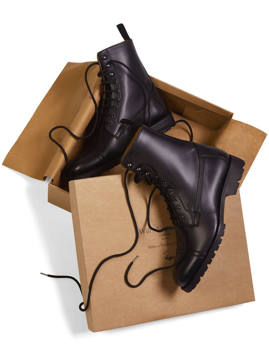 Goodyear Welt Tactical Boots in Black
